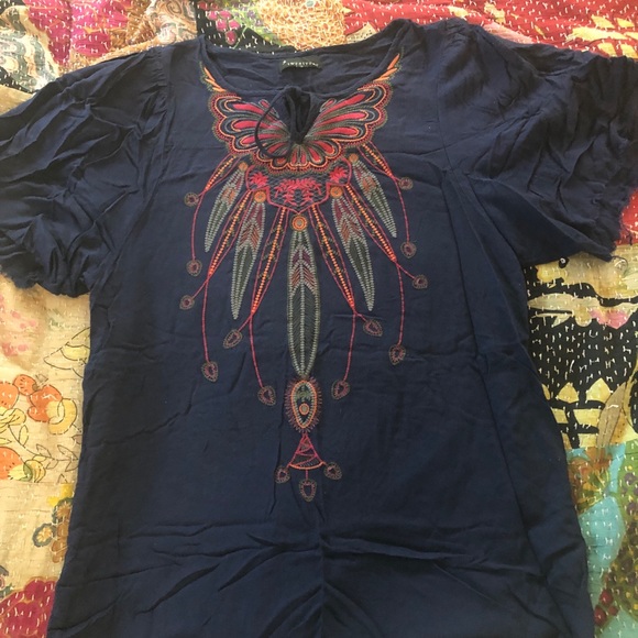 Forever 21 boho top. - Picture 1 of 5